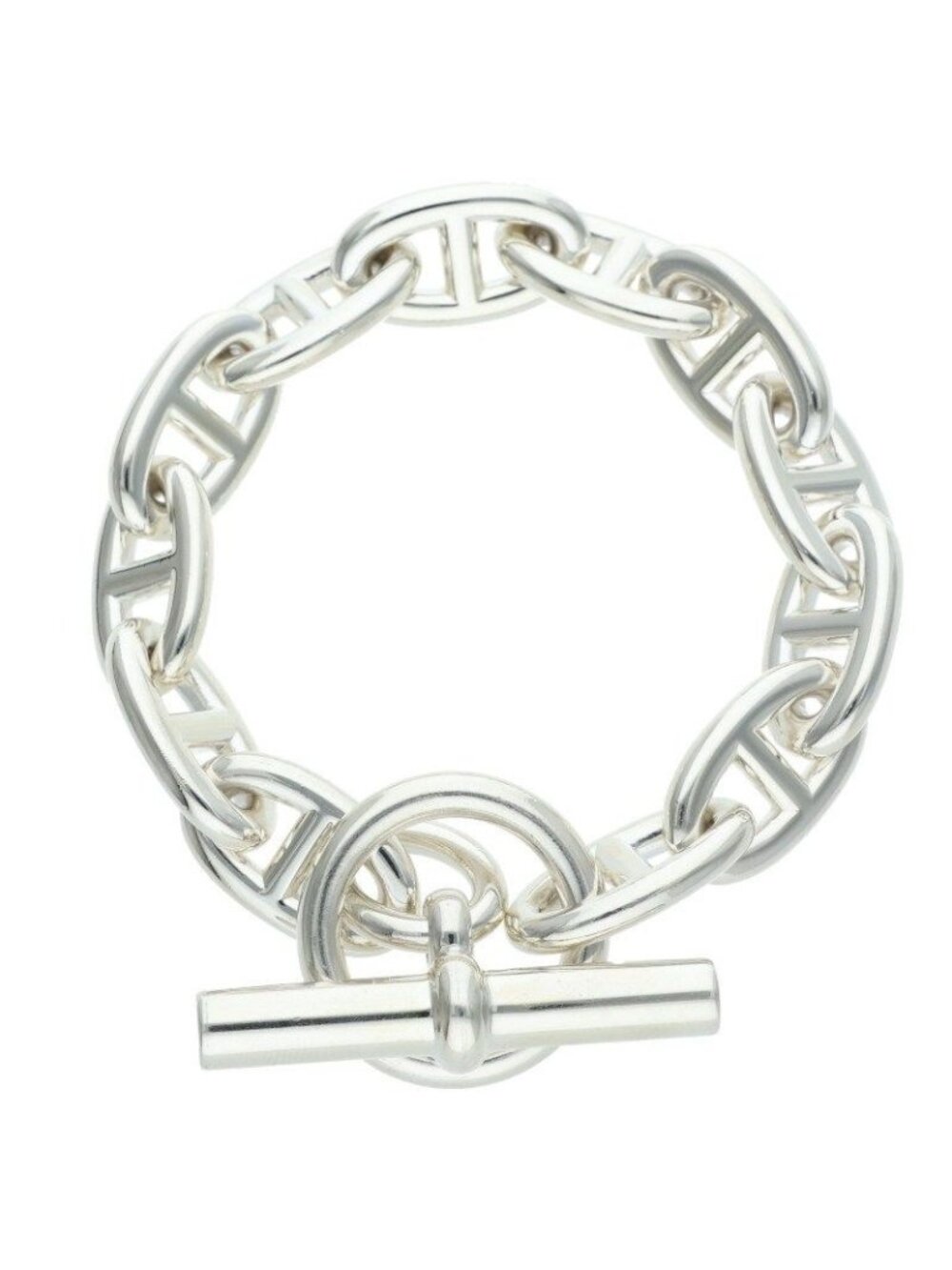 Hermes Chaine D'ancre GM Silver Bracelet